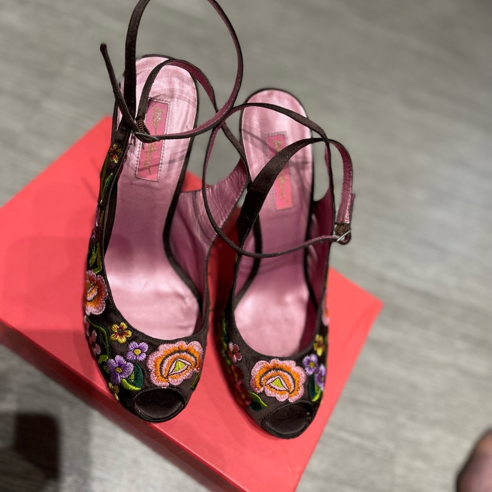 Vintage Betsey Johnson Shoes Size 9 - Picture 4 of 8